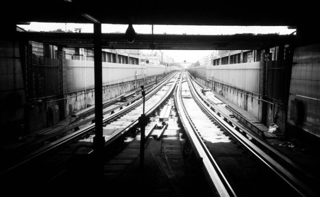 a dark tunnel